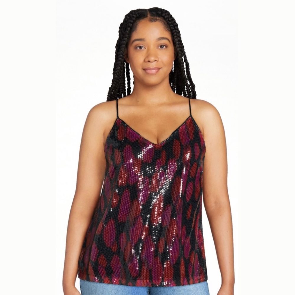 🆕 Sequin Cami Top Sizes L & XL (Check my Boutique for matching skirt!)